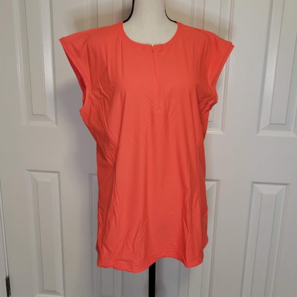 Athleta Coral Sleeveless Ventilated Performance Top XL